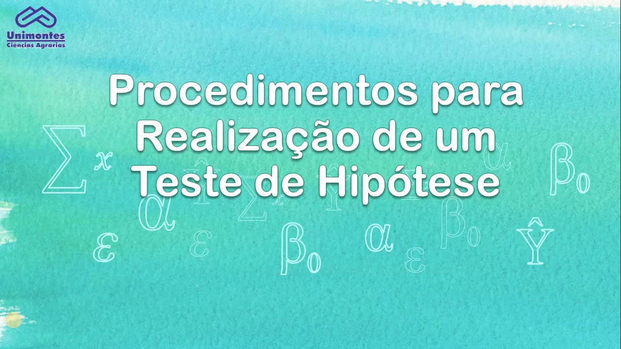 Testes de Hip&oacute;teses - Teste F (Exemplo) Prof&ordf; Camila Maida