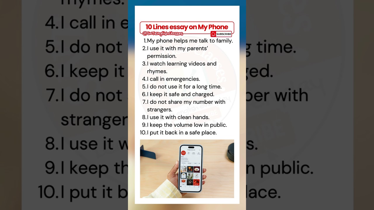 10 Lines Essay on Mobile Phone | 10 Lines on Mobile Phone | Essay on Mobile Phone