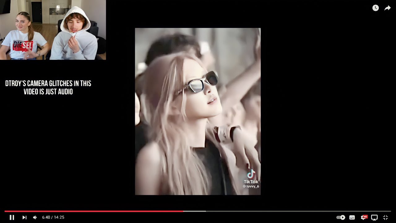 Реакция на подборку ROSÉ-TIKTOK