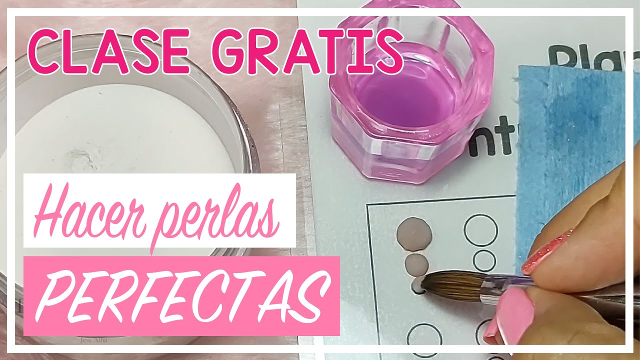 Cómo HACER PERLAS de ACRÍLICO PERFECTAS | CLASE GRATIS para PRINCIPIANTES