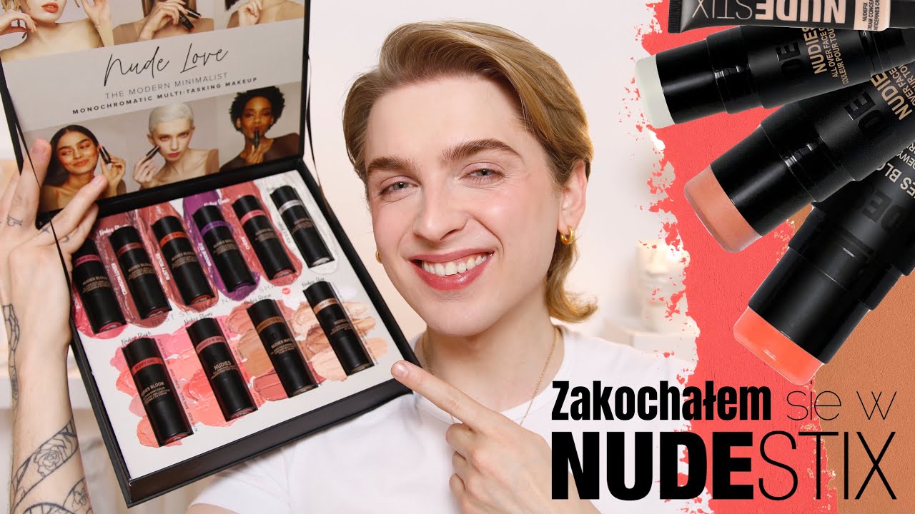 Cała twarz NudeStix - Swatche na twarzy i całodniowy test!