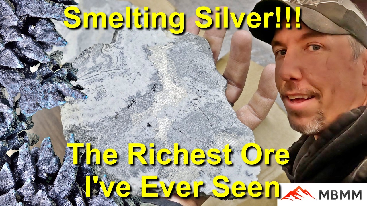 Smelting Silver Specimens, The Richest Silver Ore I've Ever Seen. Is It Worth It??