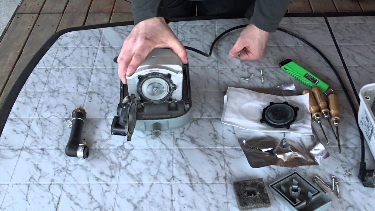 Membranwechsel Luftpumpe - SECOH SLL50 - Tutorial