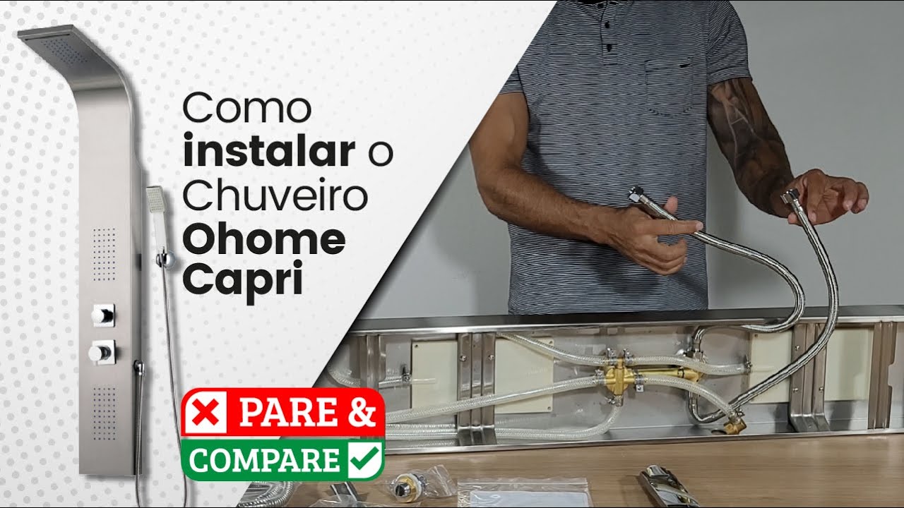 CHUVEIRO GREY  CAPRI - PARE E COMPARE
