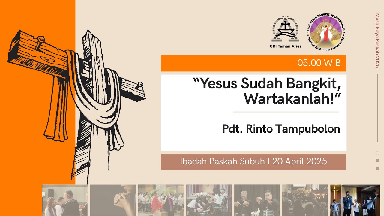 [LIVE RECORDED]KEBAKTIAN  PASKAH SUBUH GKI TAMAN ARIES |MINGGU 20 APRIL 2025