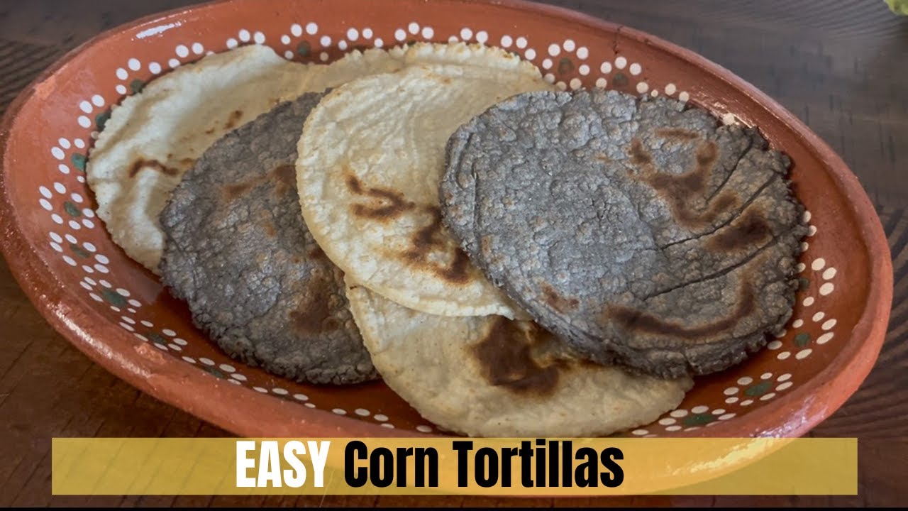EASY Corn Tortillas | Only 2 ingredients