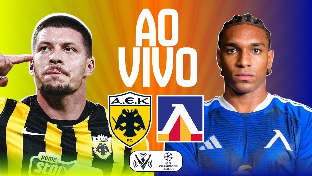 🔴 AEK X LEVSKI SOFIA | AO VIVO | CHAMPIONS LEAGUE 2026 | JOGO AO VIVO COM IMAGENS DA OPAP ARENA