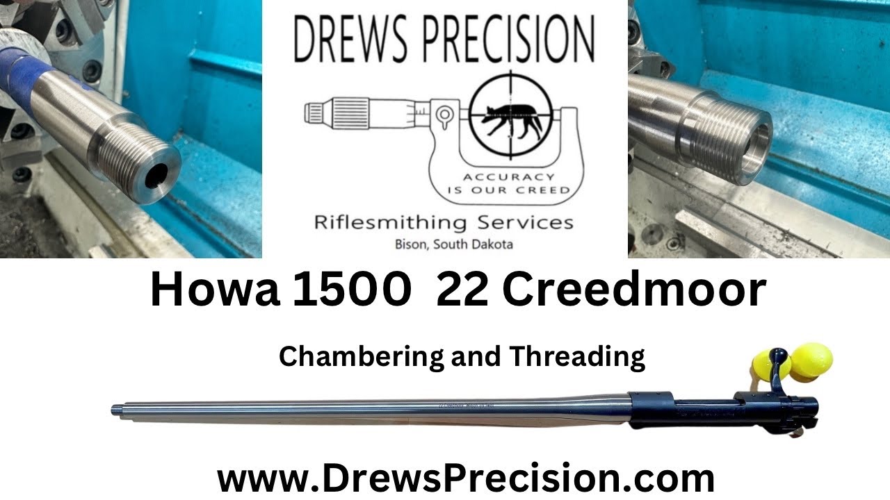Кастомная Howa 1500 калибра 22 Creedmoor! Высокоточная винтовка. Комплект для замены ствола за 65...