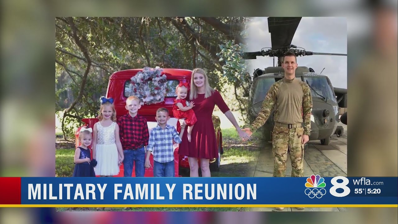WATCH: Seminole Army dad surprises his 5 kids at Disney