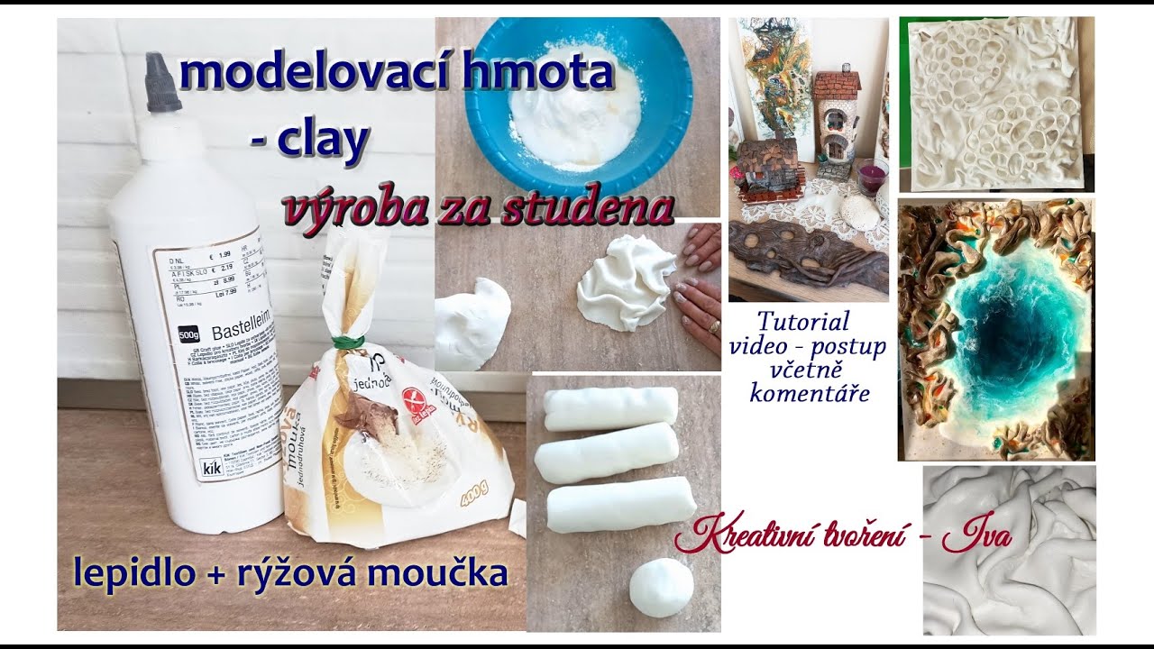 #151/ CLAY - MODELOVACÍ HMOTA - domácí výroba za studena