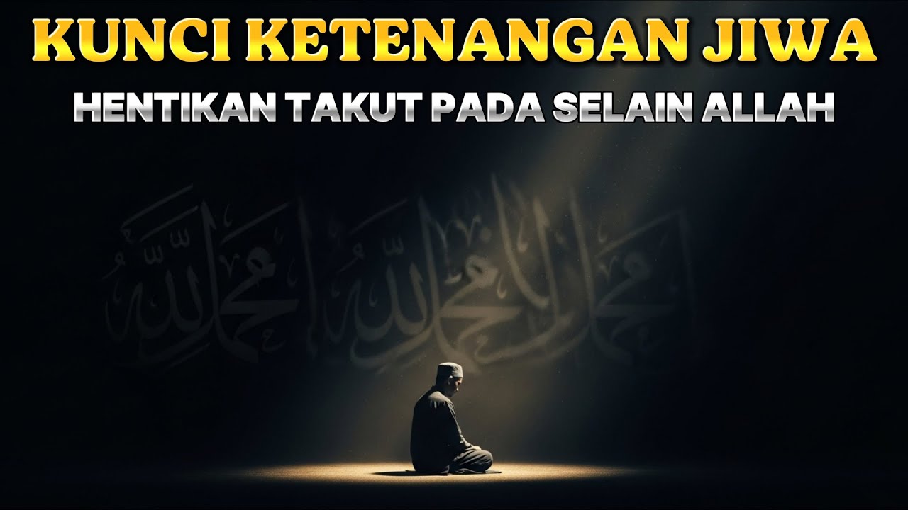 KUNCI KETENANGAN JIWA✨ BEBASKAN HATI DARI RASA TAKUT PADA KEKUATAN SELAIN ALLAH SUBHANAHU WA TA’ALA