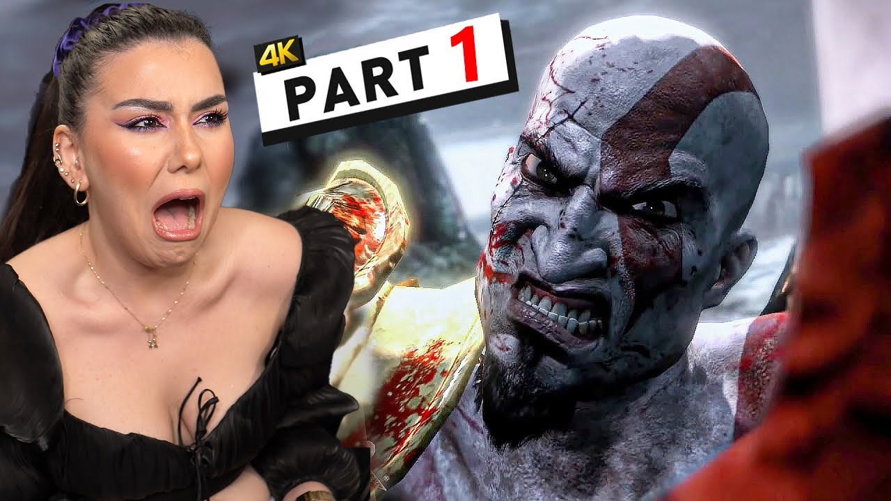 God Of War 3 — Кратос против Посейдона — Первое прохождение и реакция — Давайте поиграем, часть 1
