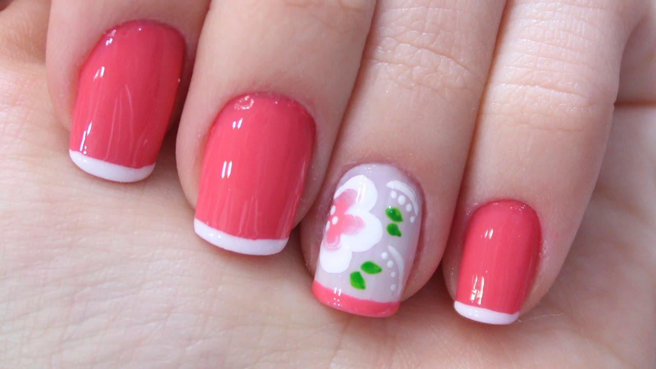 Unhas Decoradas - Flor de Carga Dupla - Jana Taffarel
