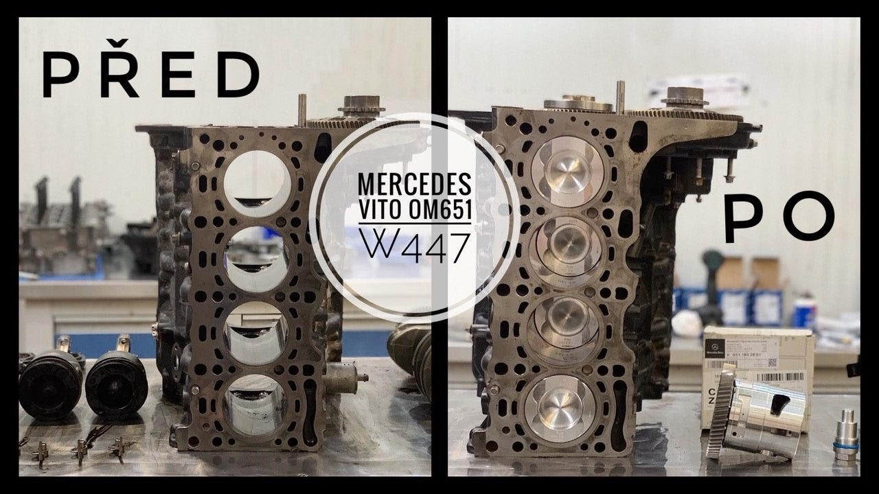 Mercedes Vito OM651 W447 /Oprava Bloku motora (4 part) #Mercedes #OM651 #oprava #Vito #W447 #servis