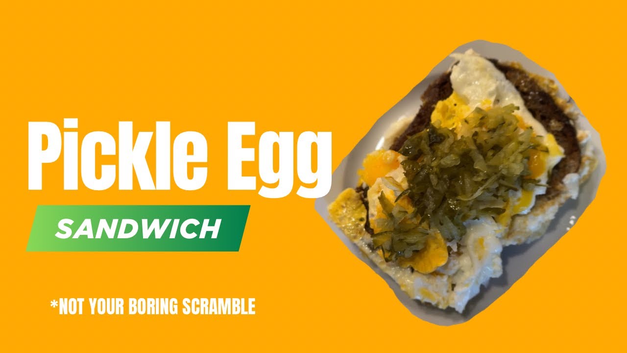 DON’T MAKE THIS Pickle Egg Sandwich #sandwich #breakfast