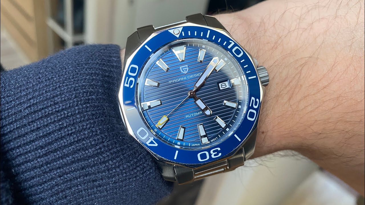 Pagani Design’s (PD-1668) Incredible TAG Heuer Aquaracer Homage Watch! Best Sports Watch Under $100!
