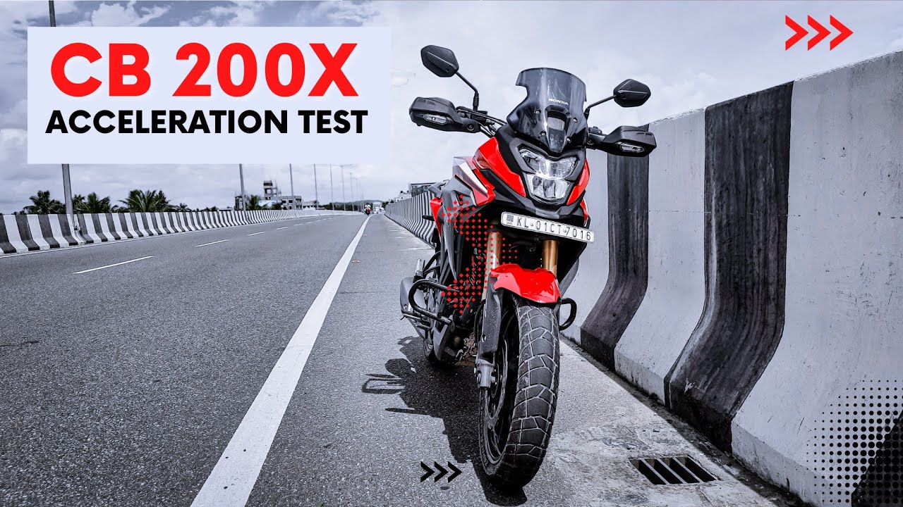 Honda CB 200X 0-100 Acceleration | Performance Test