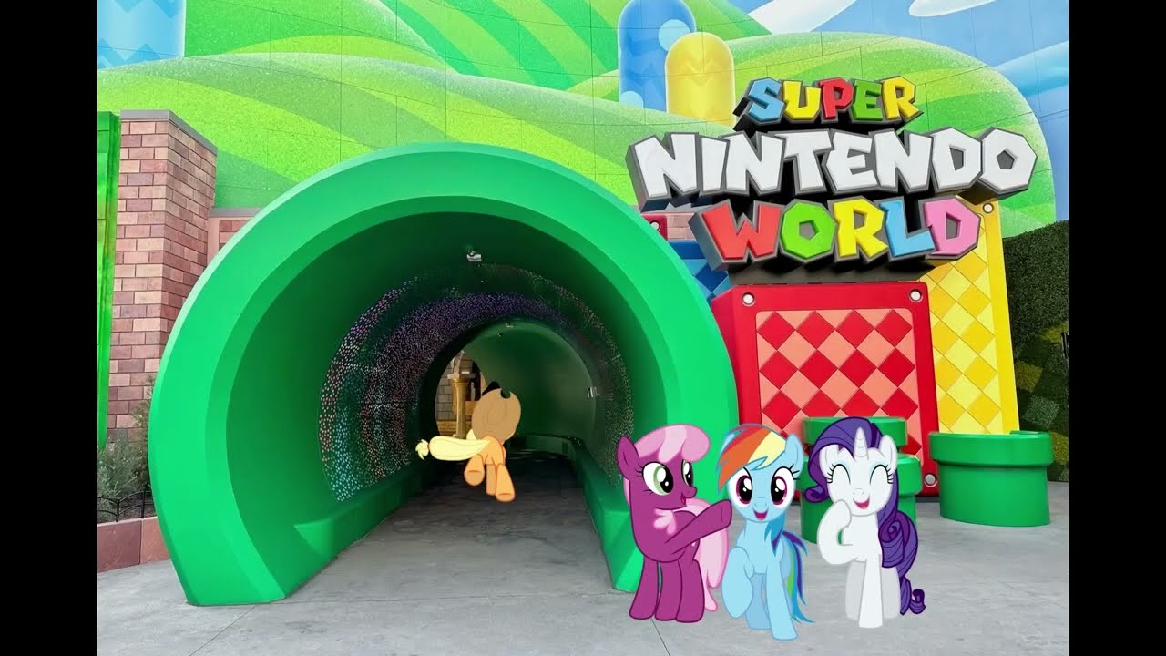 Ponies on Mario Kart: Bowser's Challenge