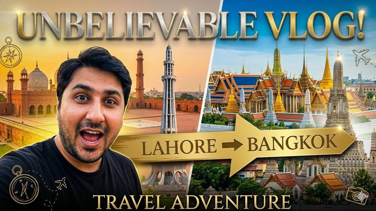 Lahore to Bangkok✈️🛫