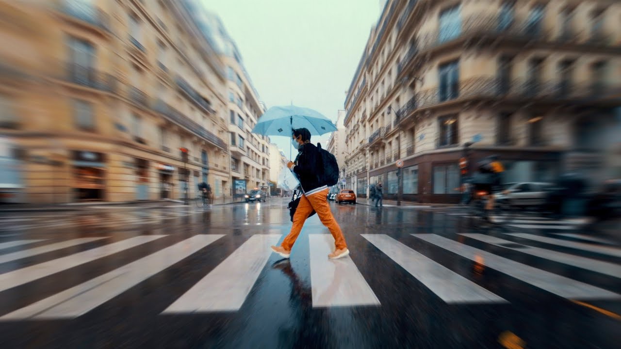 Commute and chase in the rain