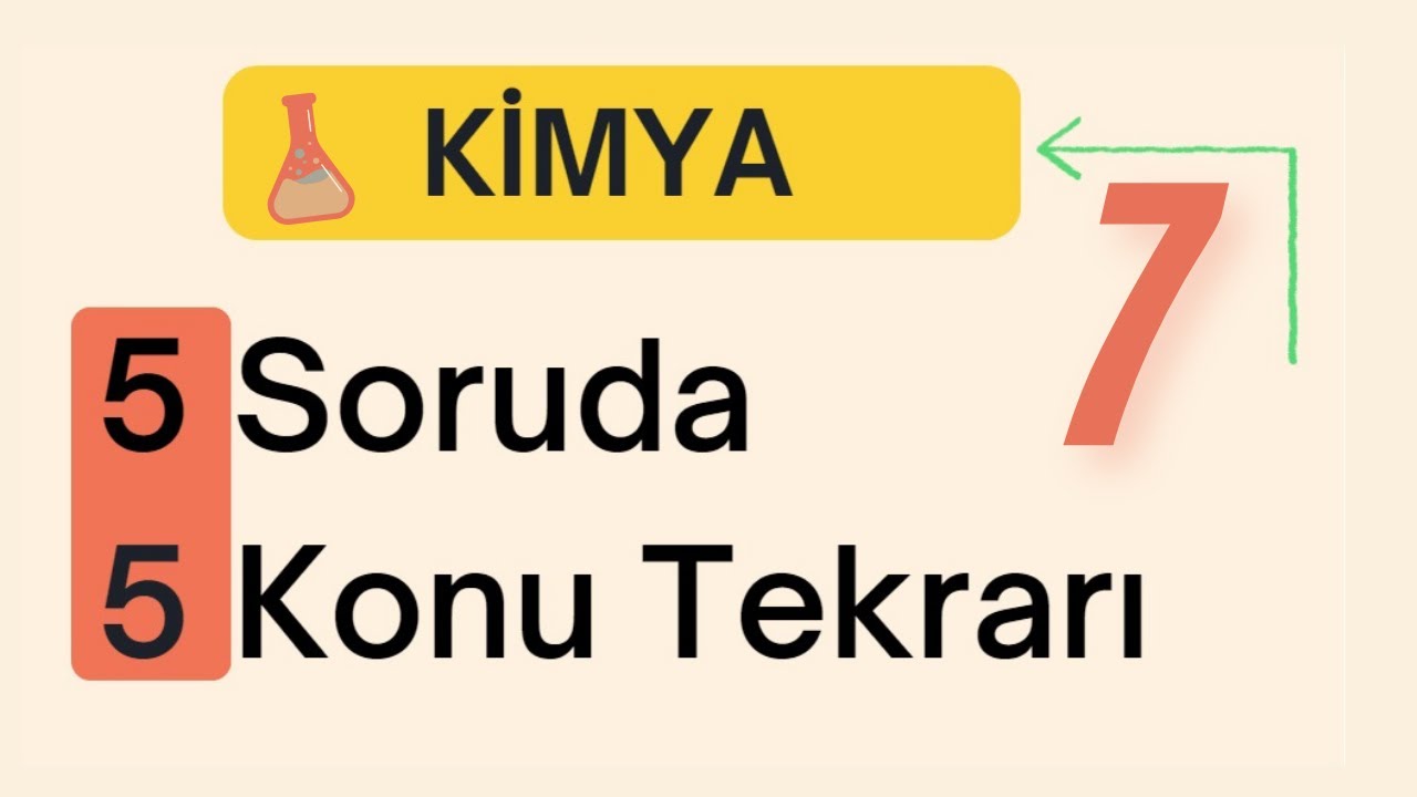 Sorularla Konu Anlatımlarına Devam | Gaz, Denge, Pil, İzomerlik