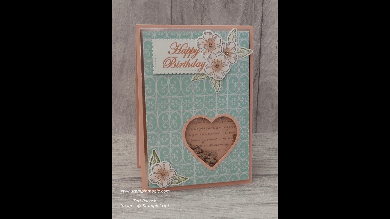 Forever Blossoms - Heart Shaker Card