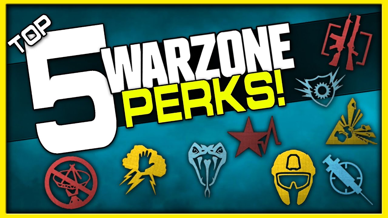 Top 5 Best Warzone Perks! | (+ How I'd Improve Perk Balance!)