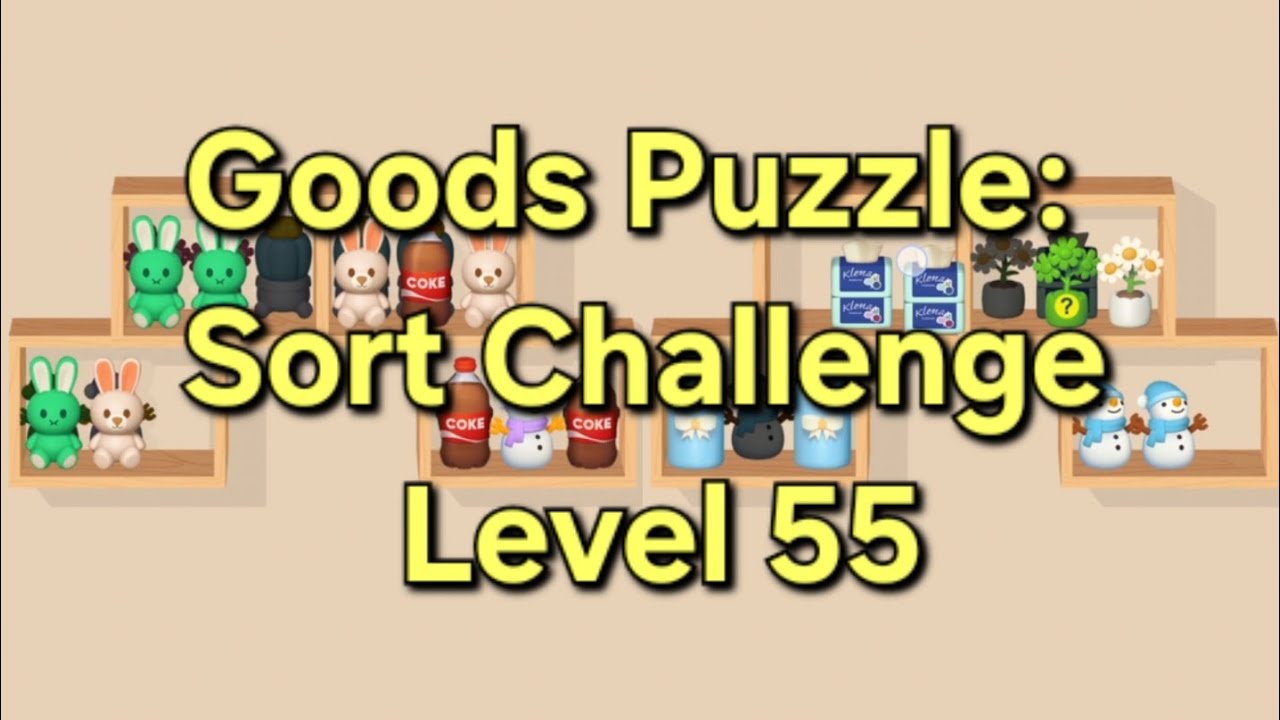 Goods Puzzle: Sort Challenge - Level 55 Goods Sorting
