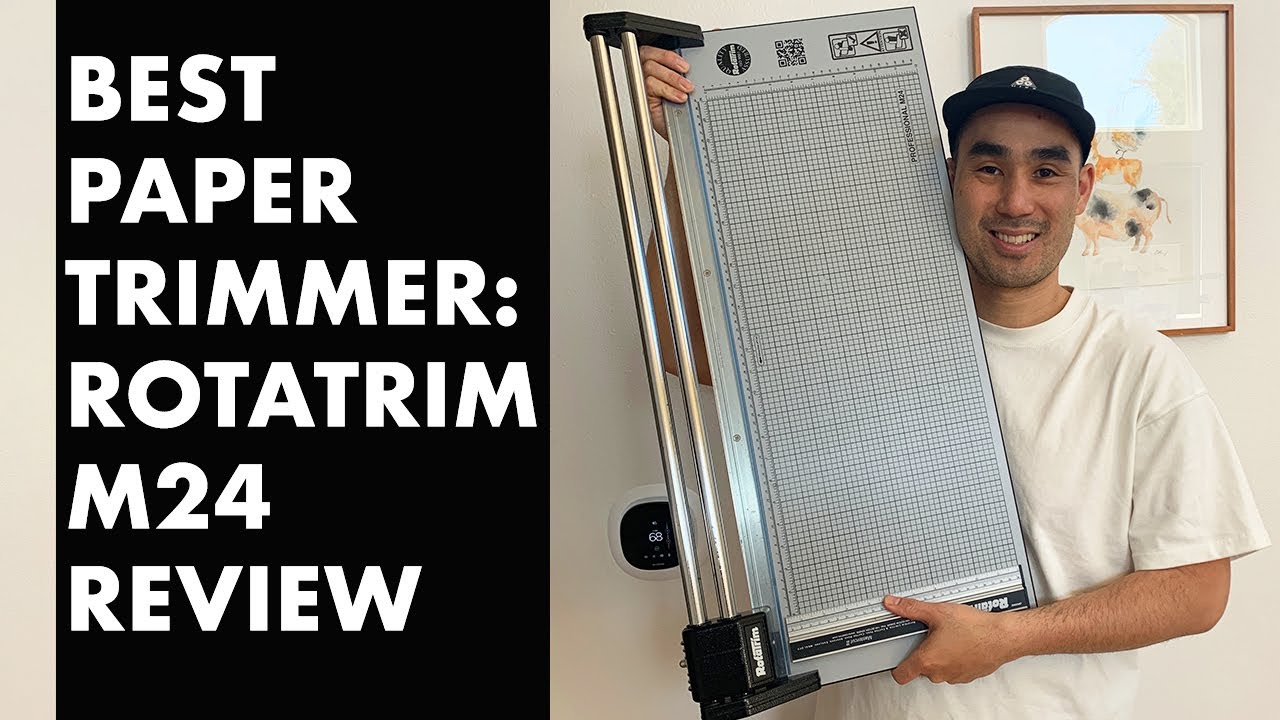 Best Paper Cutter! Rotatrim M24 Professional Paper Cutter / Trimmer Review