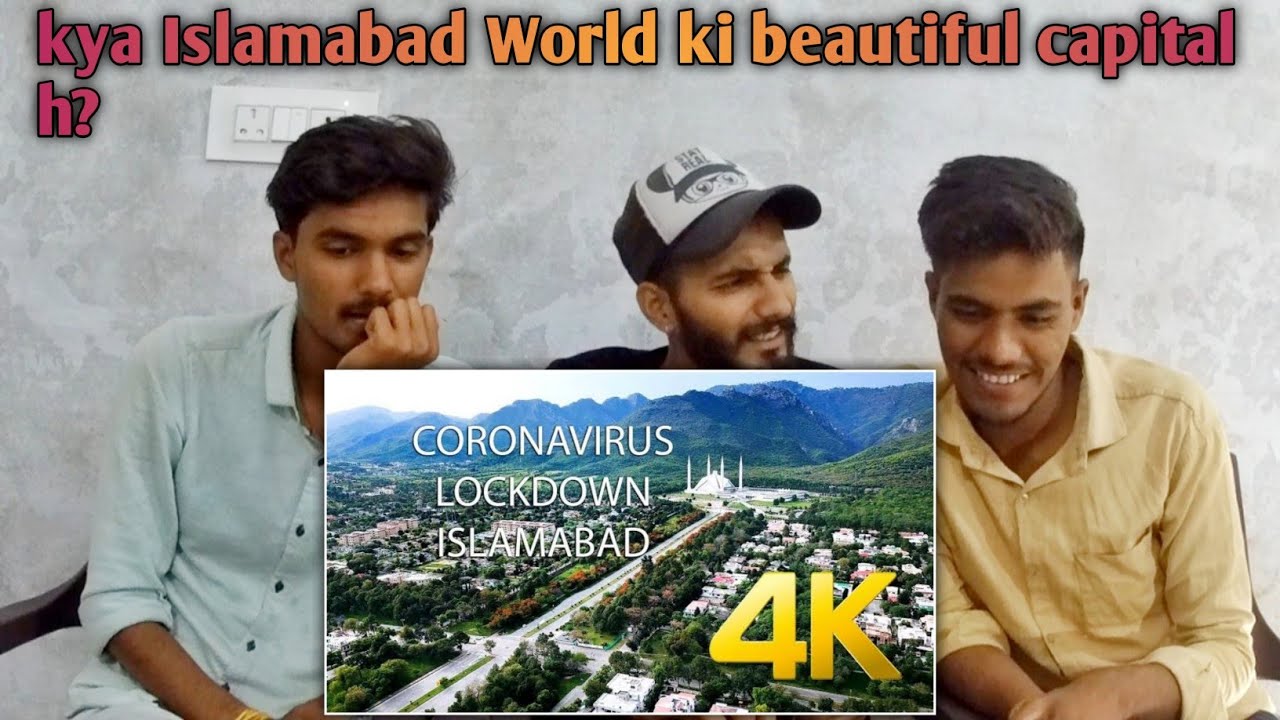 Indian Reaction | Islamabad During Lockdown Drone Footage- 4k Ultra HD |Karachi Street View
