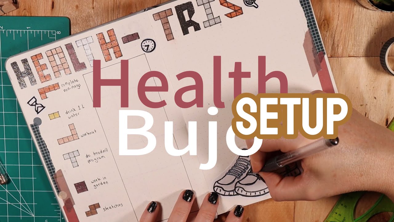 ✨Bullet Journal for Health & Fitness | Gamified Setup That Keeps You Motivated!