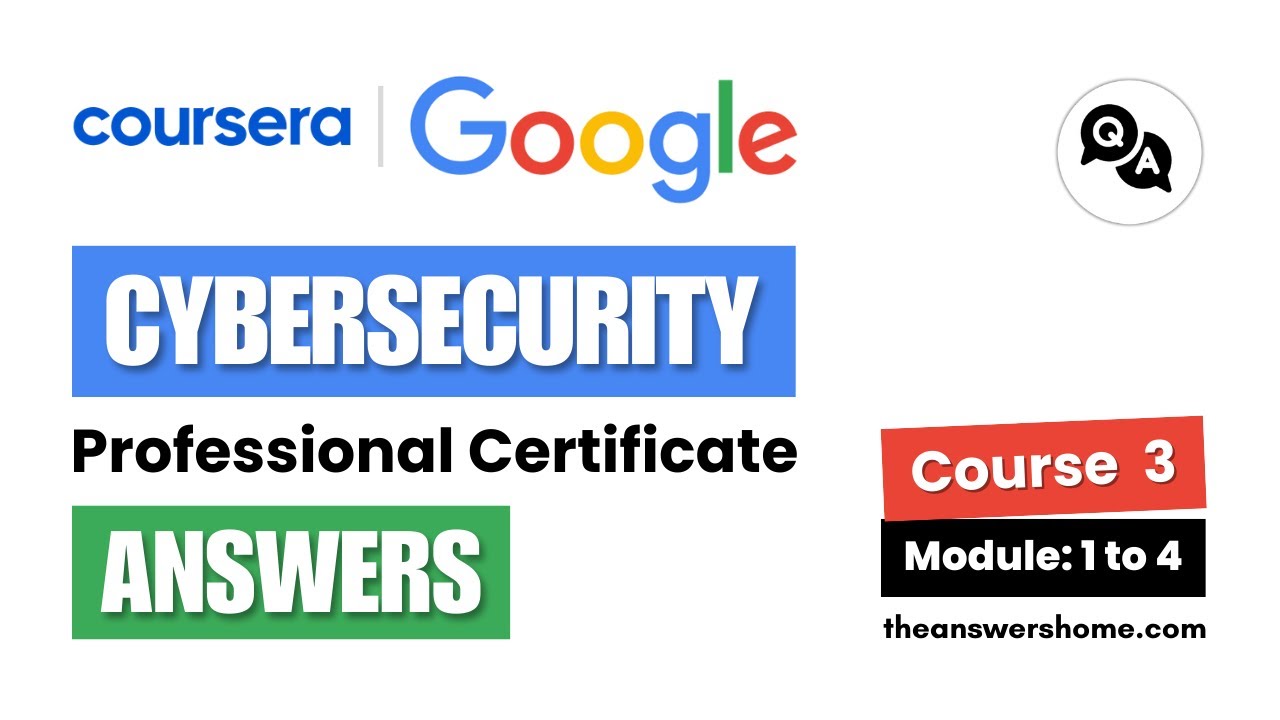 Connect and Protect: Networks and Network Security Answers (Modules 1-4) | Google Cybersecurity