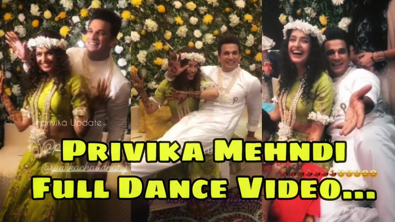Privika wedding Video Mehndi #Privikaforever #Princenarula #Yuvikachaudhary