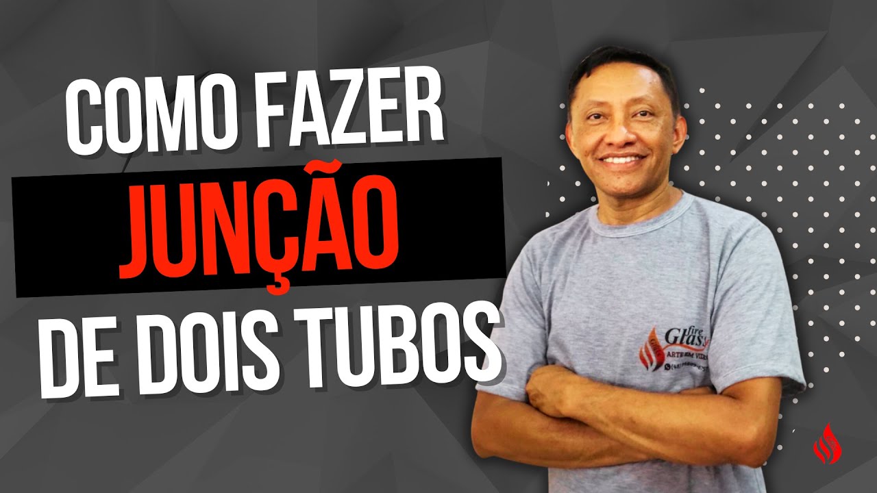 Como fazer a uni&atilde;o de dois tubos de vidro - F&aacute;brica de Vidraria Cientifica #vidros #vidreiro