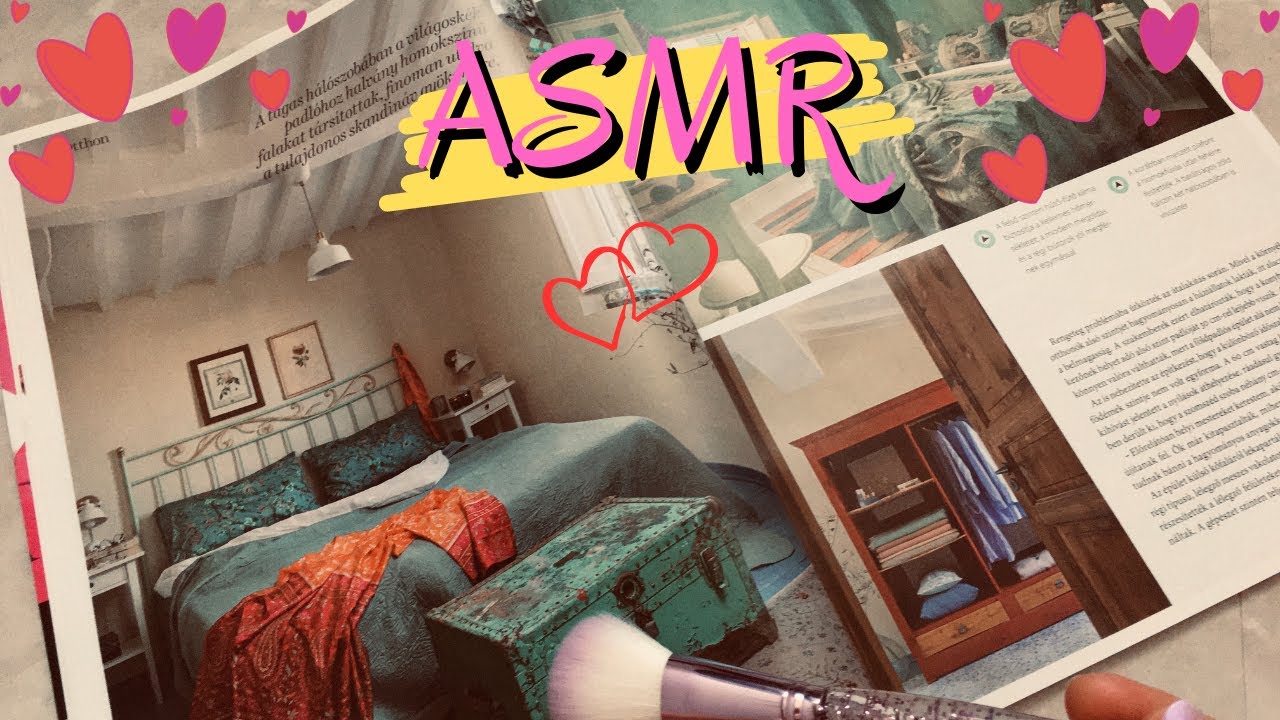 Magyar ASMR - Magazin lapozgatása 1.- suttogás❤️