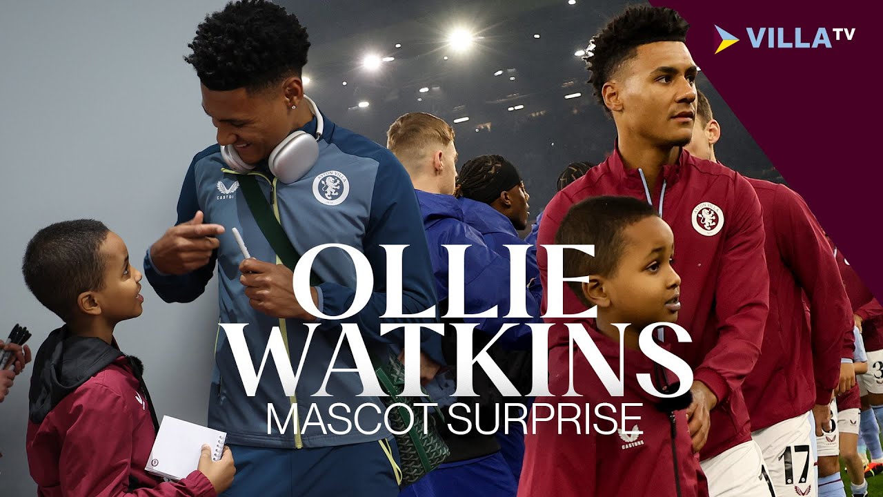 MASCOT SURPRISE | Ollie Watkins surprises young fan Abdallah