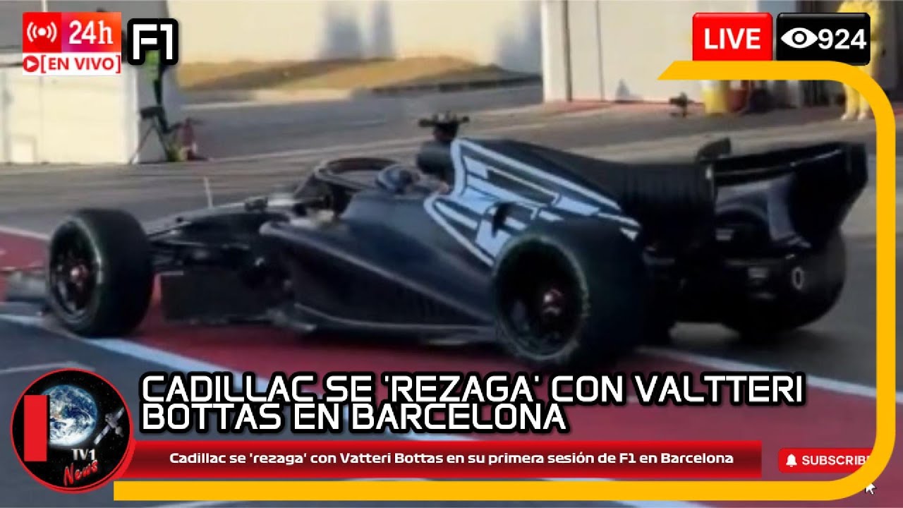 Cadillac se 'rezaga' con Valtteri Bottas en su primera sesión de F1 en Barcelona
