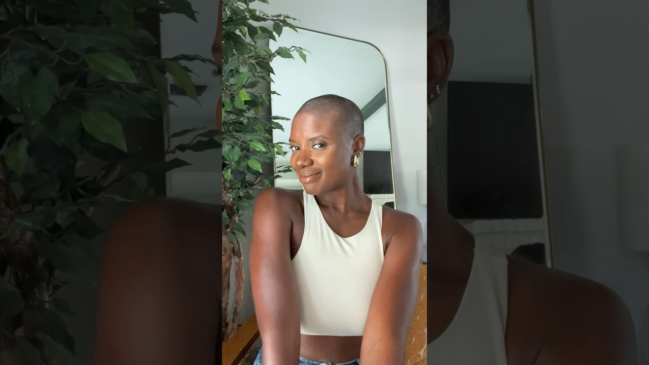 Big chop hair cut! Loved buzzing my hair all off! #bigchop #bigchopjourney #shortnaturalhair
