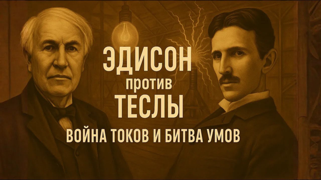 ТЕСЛА vs ЭДИСОН |  Кто на Самом Деле Дал Миру Свет? | ИСТОРИЯ ДЛЯ СНА