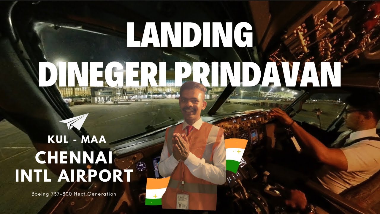 Penerbangan dari kuala lumpur malaysia ke chennai india boeing 737 800