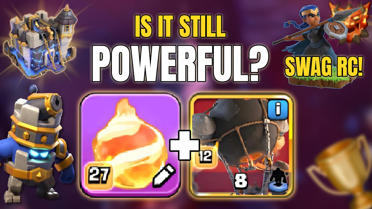 TH18 Fireball Rocket Loon Attack Strategy 2025 | Swag Royal Champion | Best TH18 Attack Strategy!