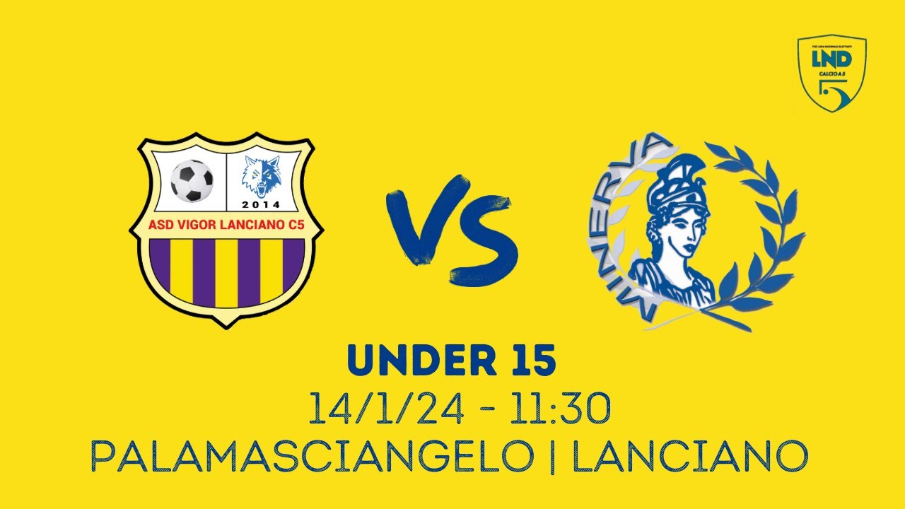 U15 | Vigor Lanciano - Minerva Chieti 4-3 (Gol & Highlights) | 8ª Giornata 2023/2024