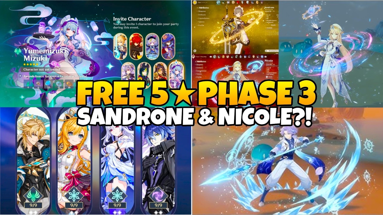 FREE 5★ Constellation & Sandrone/Nicole Meta Shift? | Genshin Impact 6.4 to 7.X