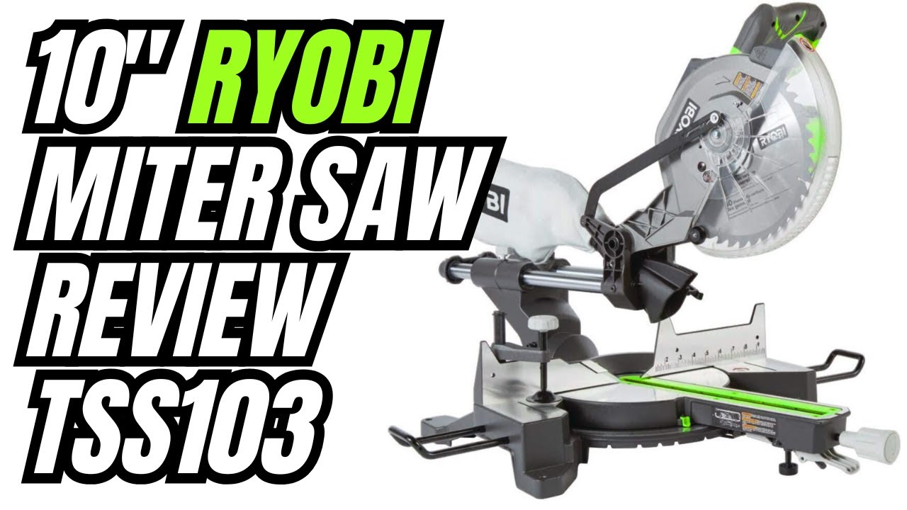 Обзор торцовочной пилы Ryobi Sliding Composite — режет кость! (TSS103)