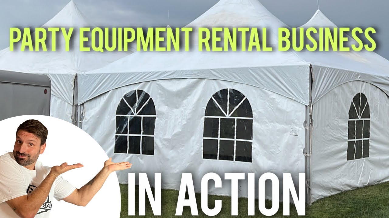 Party Equipment Rental Business Vlog - The Day To Day Grind