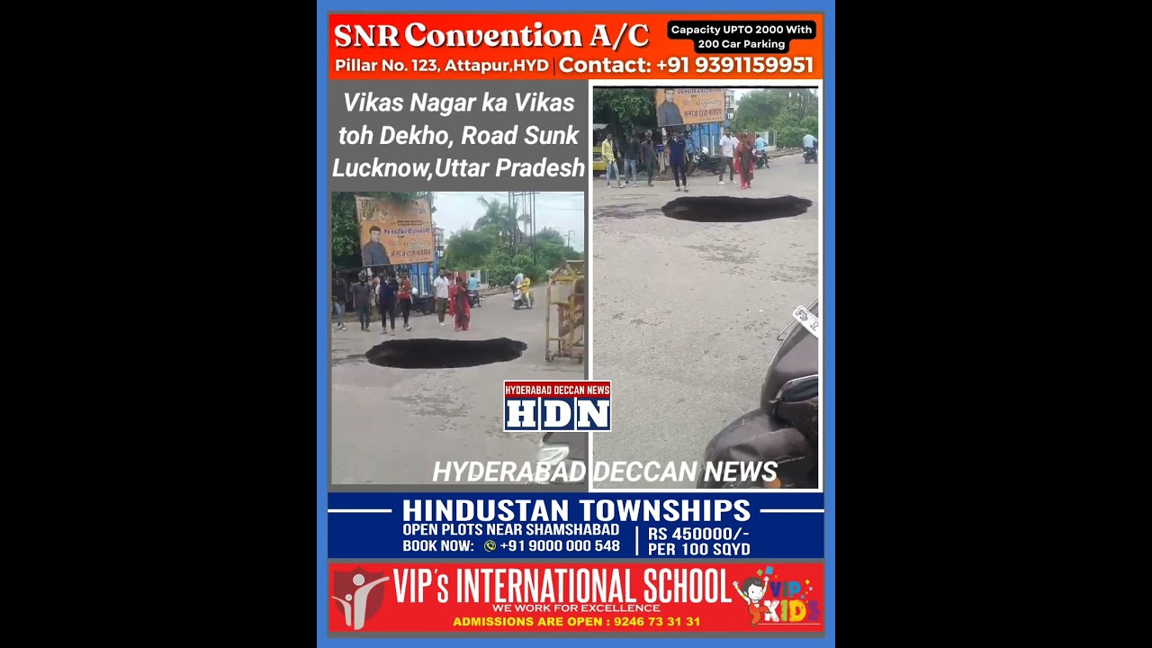 Vikas Nagar ka Vikas toh Dekho | Road Sunk | Lucknow | Uttar Pradesh