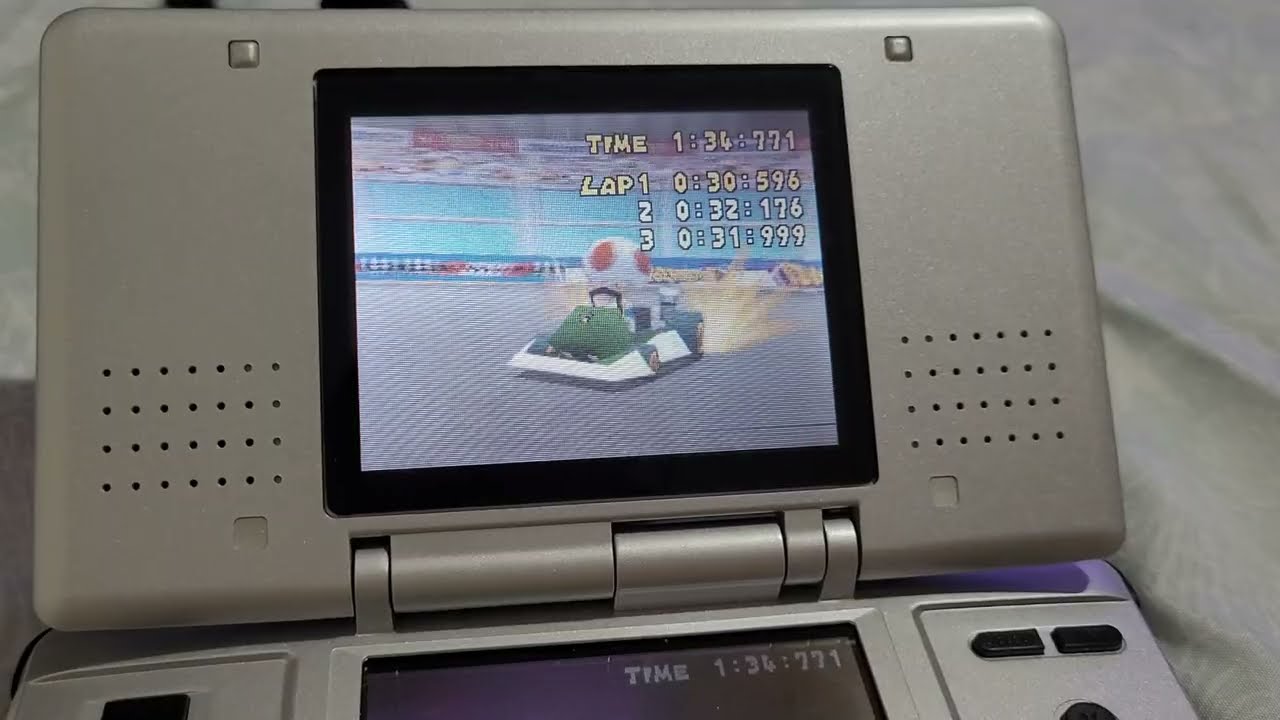 Mario Kart DS Figure 8 Circuit Time Trial 1:34:771