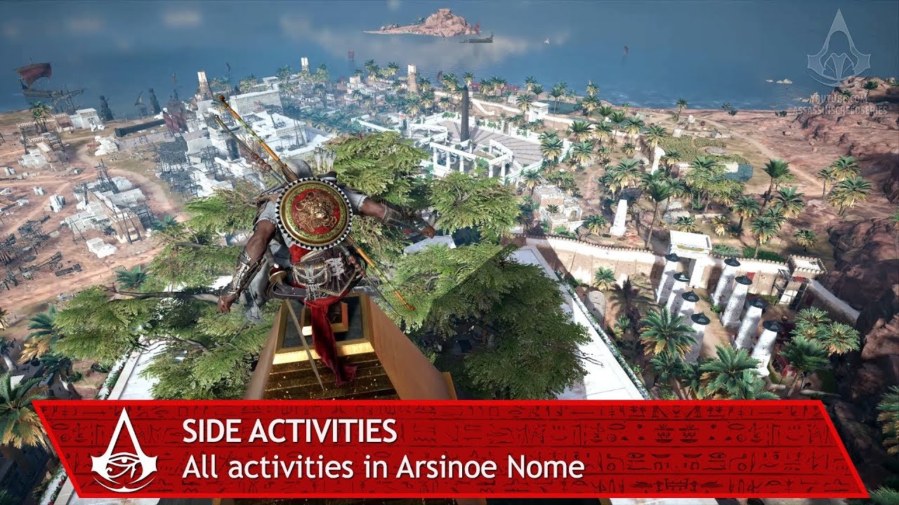Assassin's Creed Origins: The Hidden Ones - All side activities in Arsinoe Nome