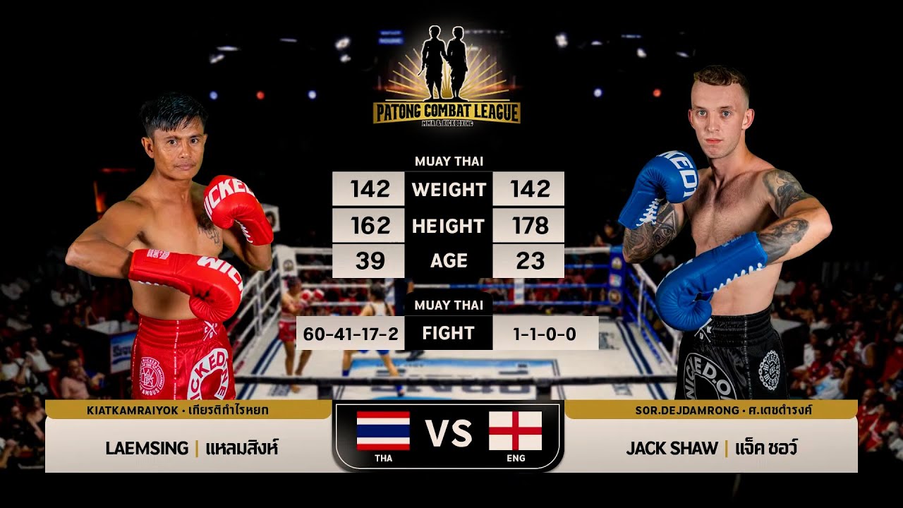 Laemsing Kiatkamraiyok VS Jack Shaw Patong Combat League MMA & Kickboxing 29 June 2025