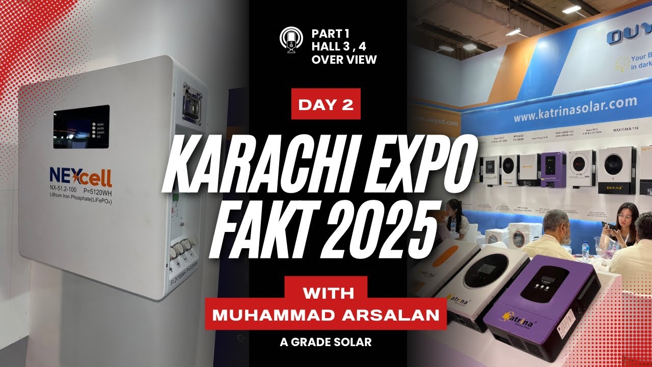 KARACHI FAKT 2025 SOLAR EXPO DAY 2 - PART 1